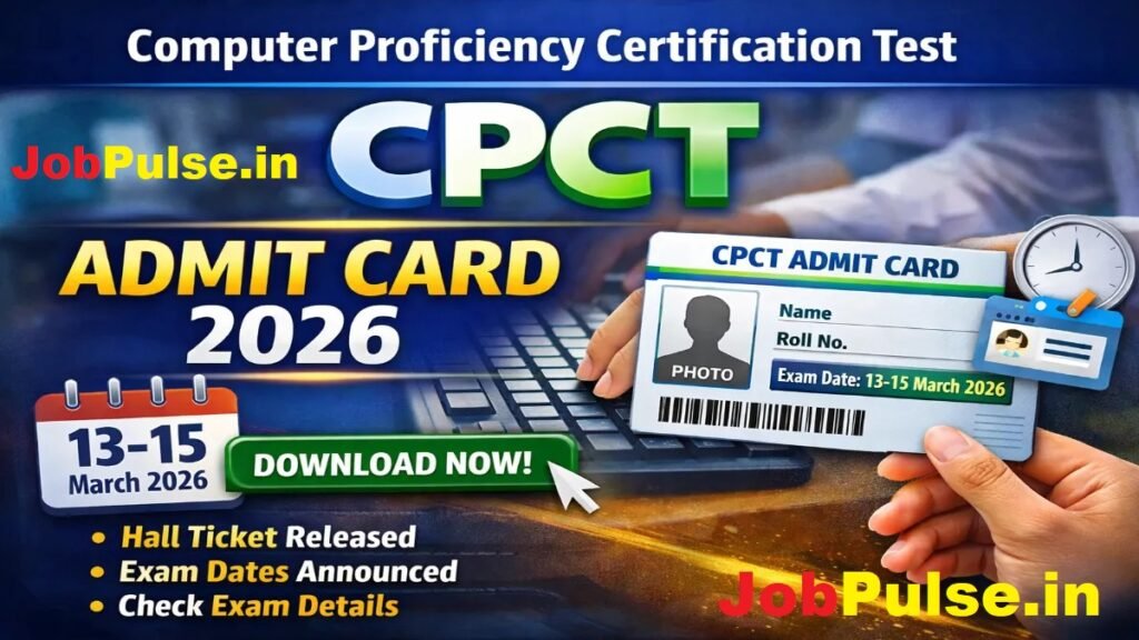 CPCT Admit Card 2026