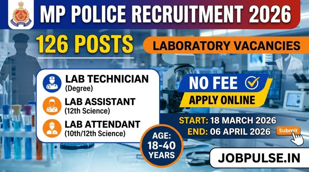 MP Police Recruitment 2026: Apply Online