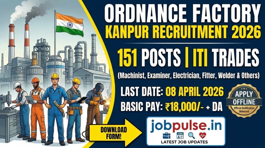 Ordnance Factory Kanpur Recruitment 2026 