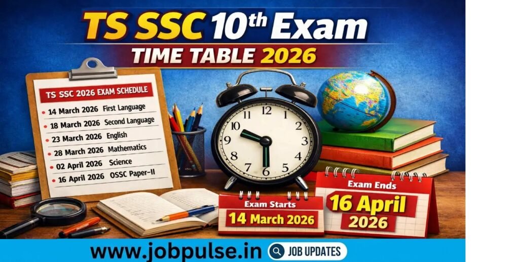 TS SSC 10th Exam Time Table 2026