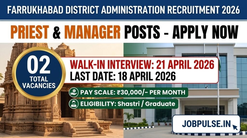 Farrukhabad District Recruitment 2026